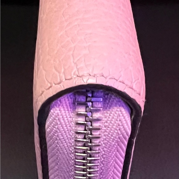 LOUIS VUITTON AUTHENTIC PINK PEBBLED LEATHER LONG ZIPPY WALLET. EUC. - Picture 12 of 12